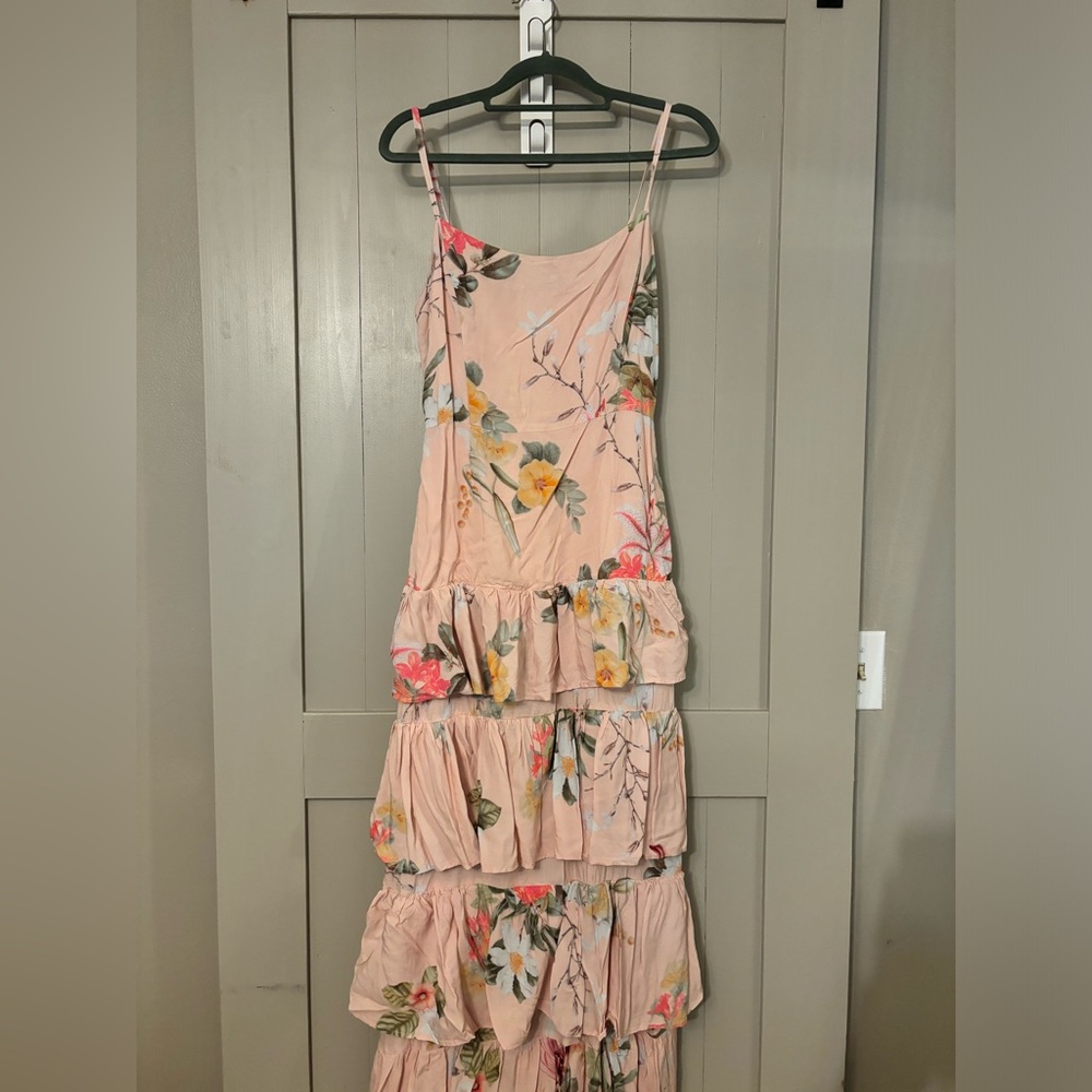Ruffle maxi dress